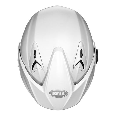 bell mag 9 cruiser motorcycle helmet gloss pearl white top