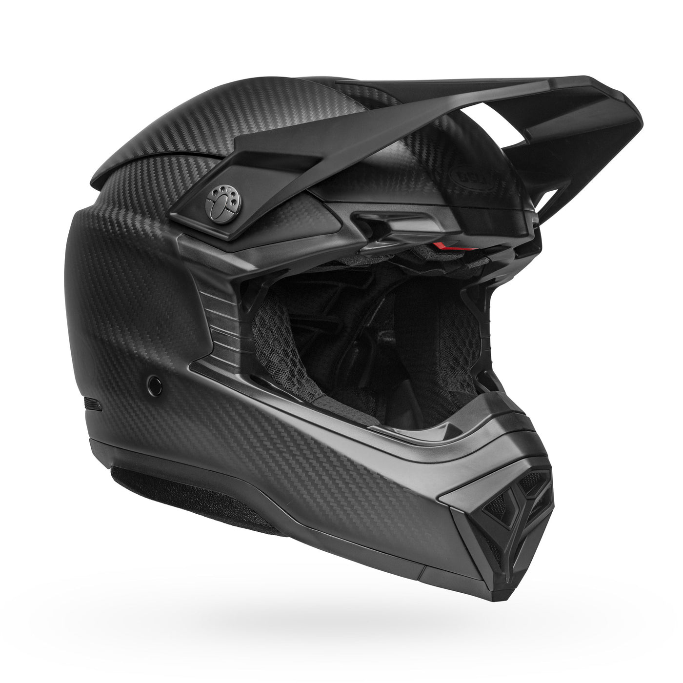 bell moto 10 spherical carbon dirt motorcycle helmet matte black front right