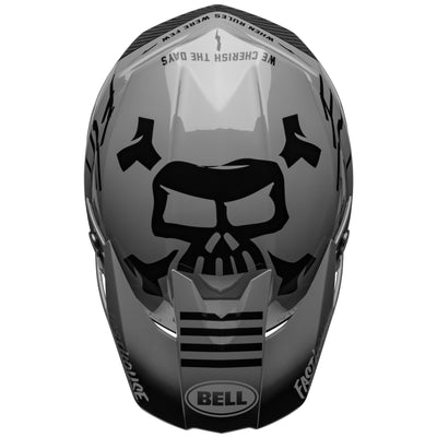 bell moto 10 spherical le dirt motorcycle helmet fasthouse bmf matte gloss gray black top