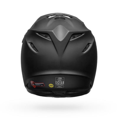bell moto 9 mips dirt motorcycle helmet matte black back