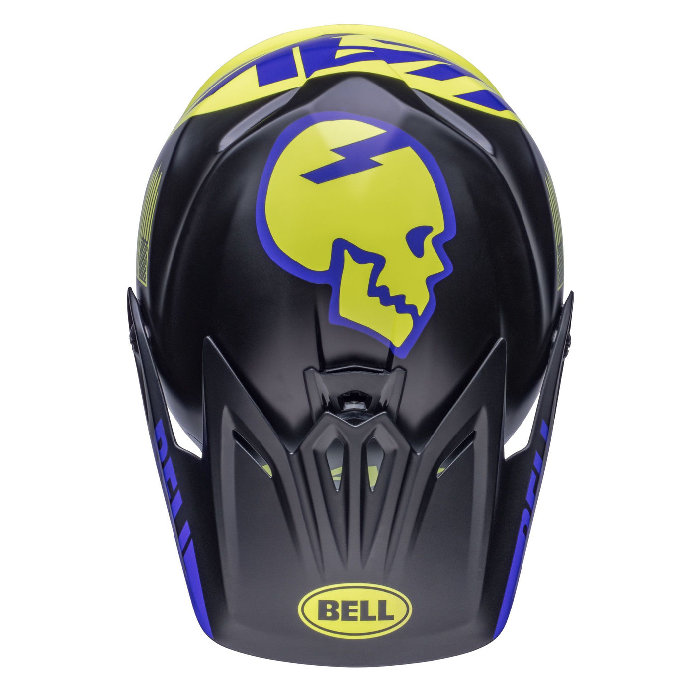 bell moto 9 youth mips motorcycle helmet slayco matte black hi viz yellow top