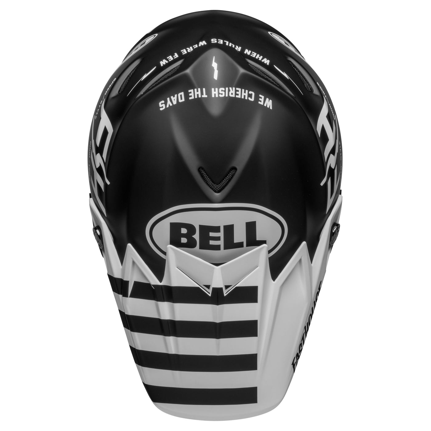 bell moto 9s flex dirt motorcycle helmet fasthouse flex crew matte black white top