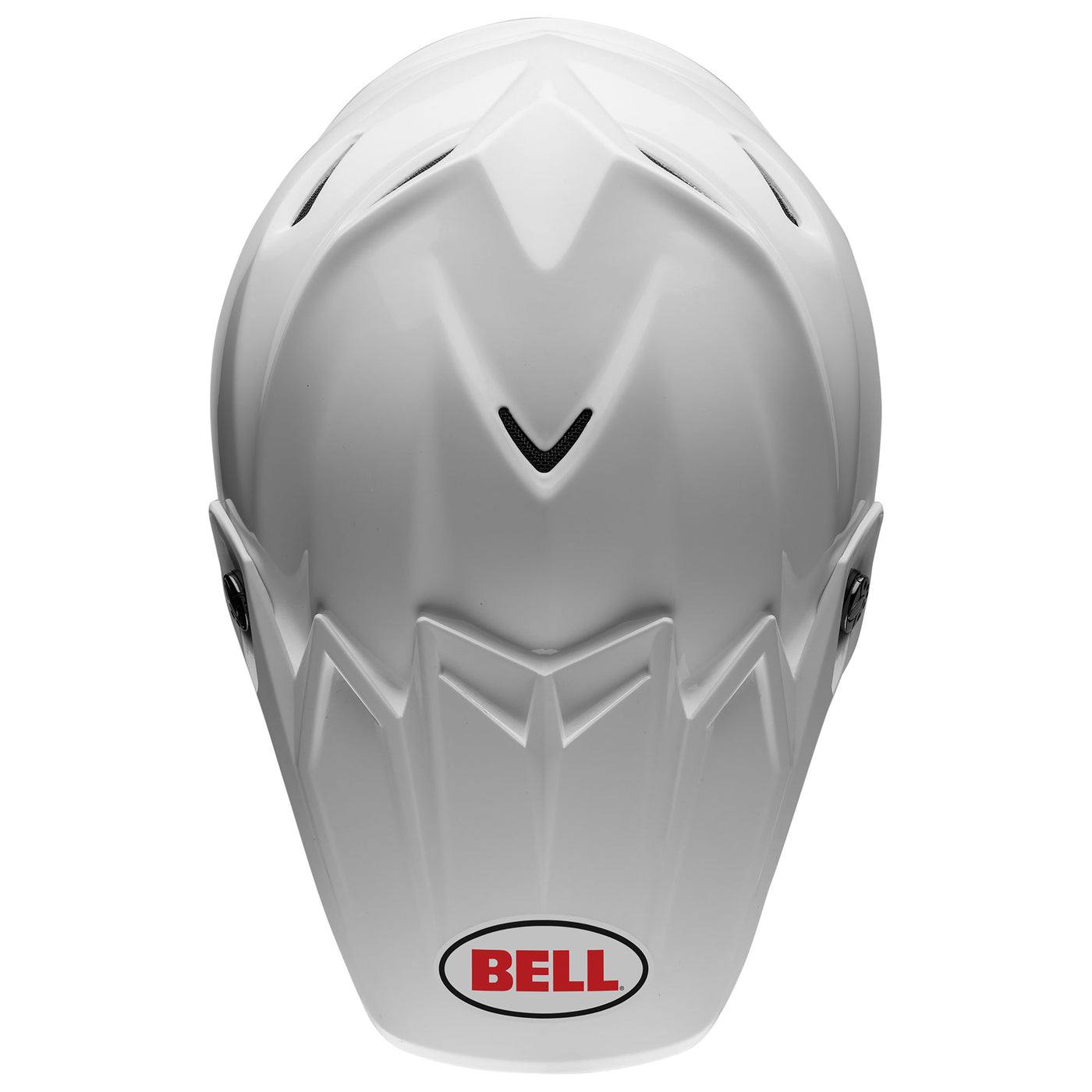 bell moto 9s flex dirt motorcycle helmet gloss white top