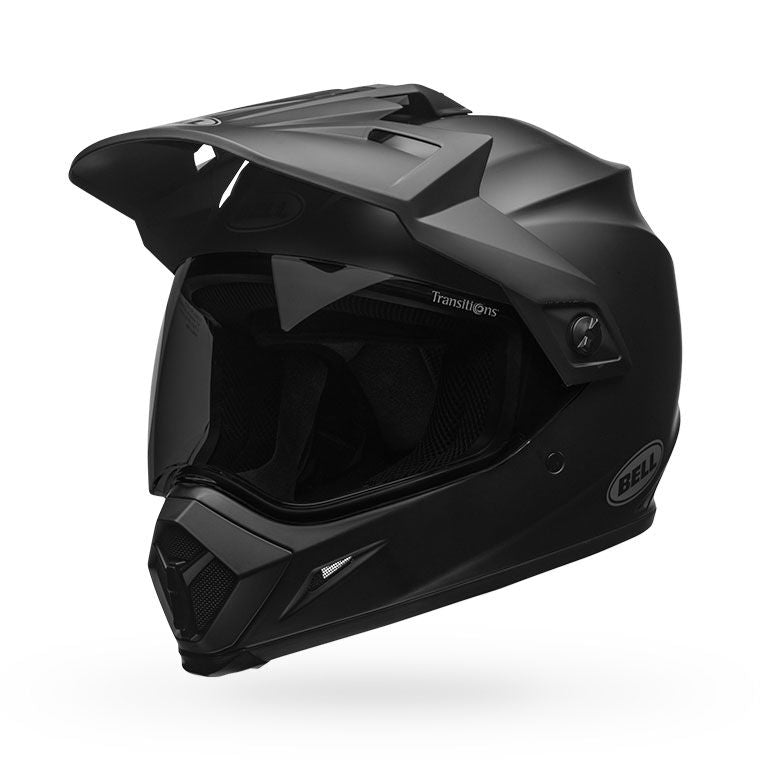 bell mx 9 adventure dlx mips dirt motorcycle helmet matte black front left