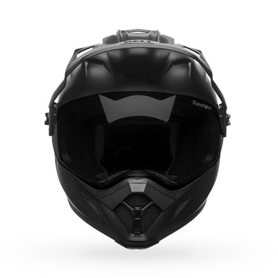 bell mx 9 adventure dlx mips dirt motorcycle helmet matte black front