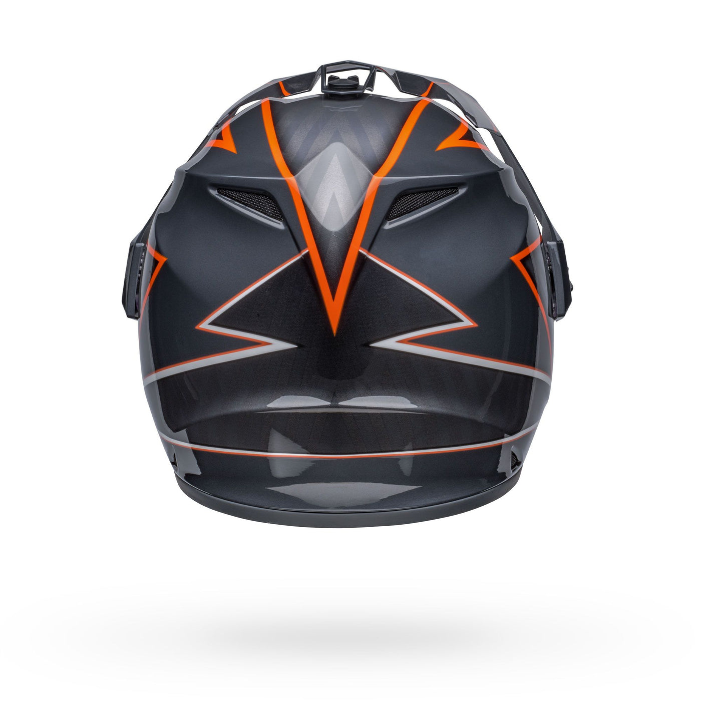 bell mx 9 adventure mips dirt motorcycle helmet dalton gloss black orange back