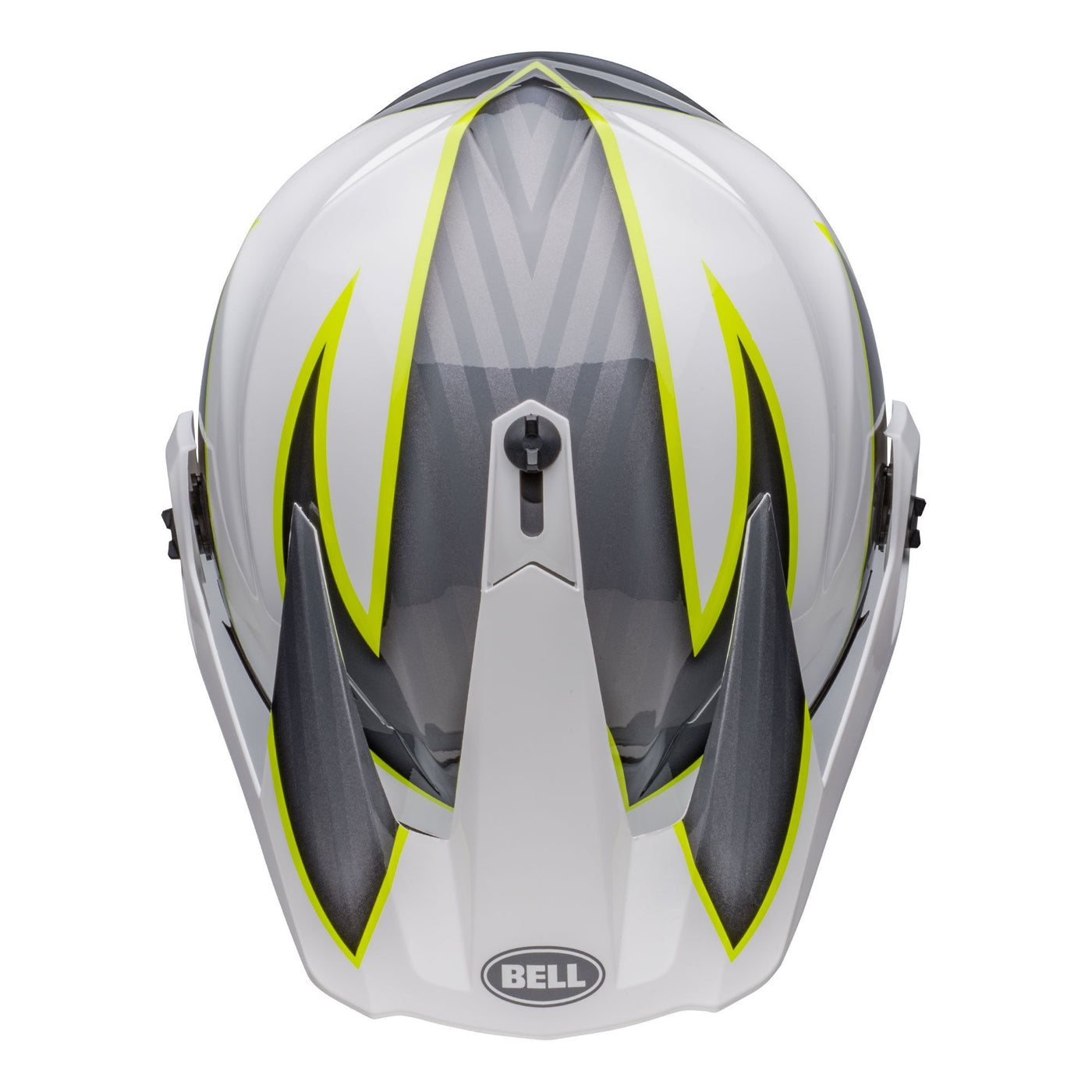 bell mx 9 adventure mips dirt motorcycle helmet dalton gloss white hi viz yellow top