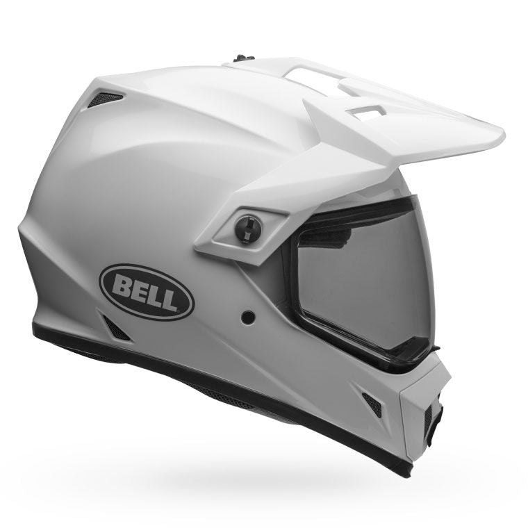 bell mx 9 adventure mips dirt motorcycle helmet gloss white right