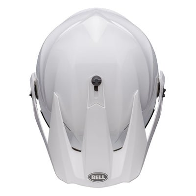 bell mx 9 adventure mips dirt motorcycle helmet gloss white top