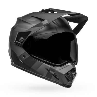 bell mx 9 adventure mips dirt motorcycle helmet marauder matte gloss blackout front right