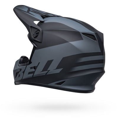bell mx 9 mips dirt motorcycle helmet disrupt matte black charcoal back left