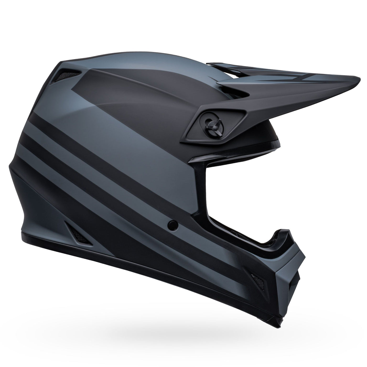 bell mx 9 mips dirt motorcycle helmet disrupt matte black charcoal right