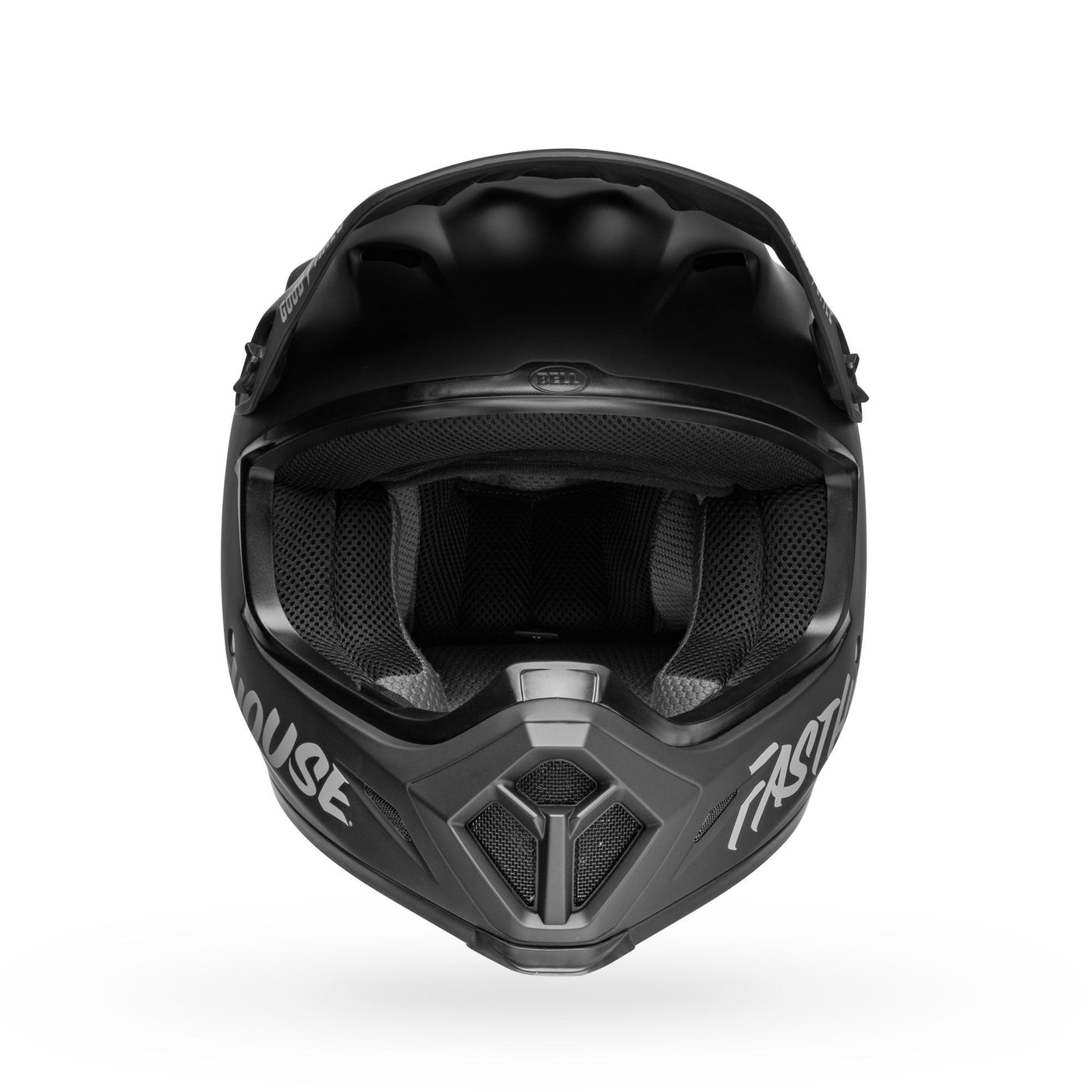bell mx 9 mips dirt motorcycle helmet fasthouse matte black gray front