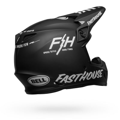 bell mx 9 mips dirt motorcycle helmet fasthouse prospect matte black white back right