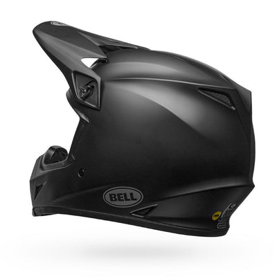 bell mx 9 mips dirt motorcycle helmet matte black back left