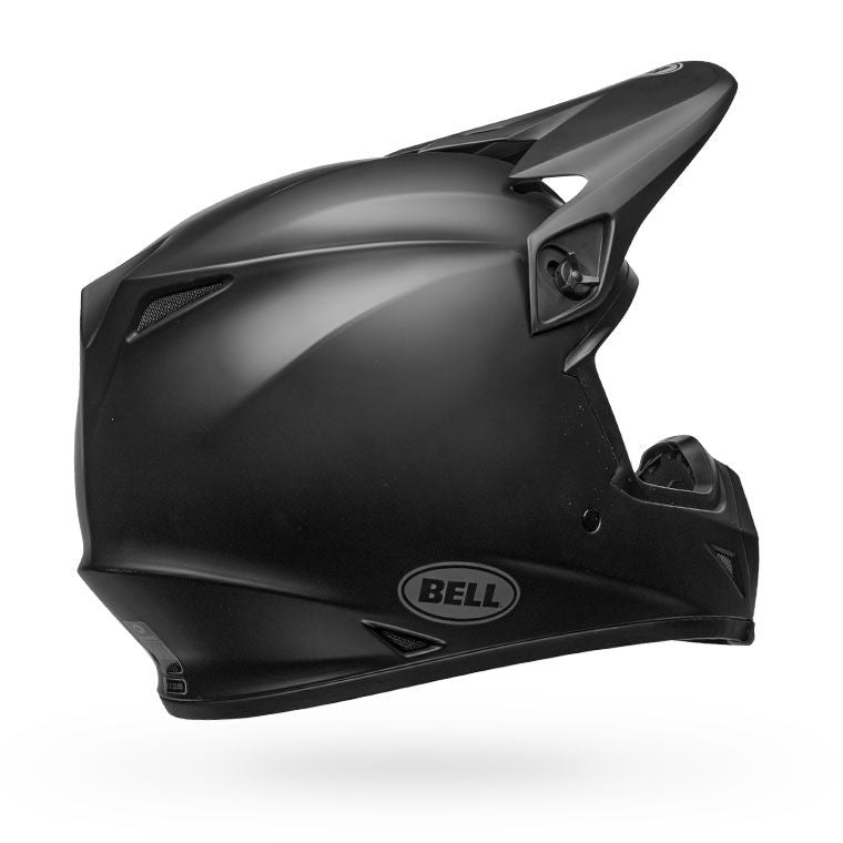 bell mx 9 mips dirt motorcycle helmet matte black back right