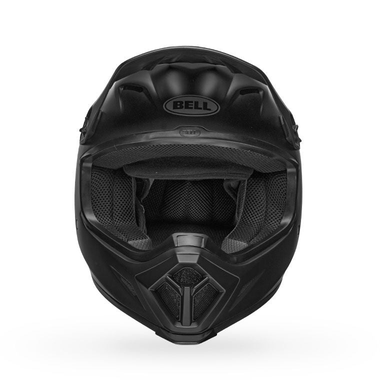 bell mx 9 mips dirt motorcycle helmet matte black front