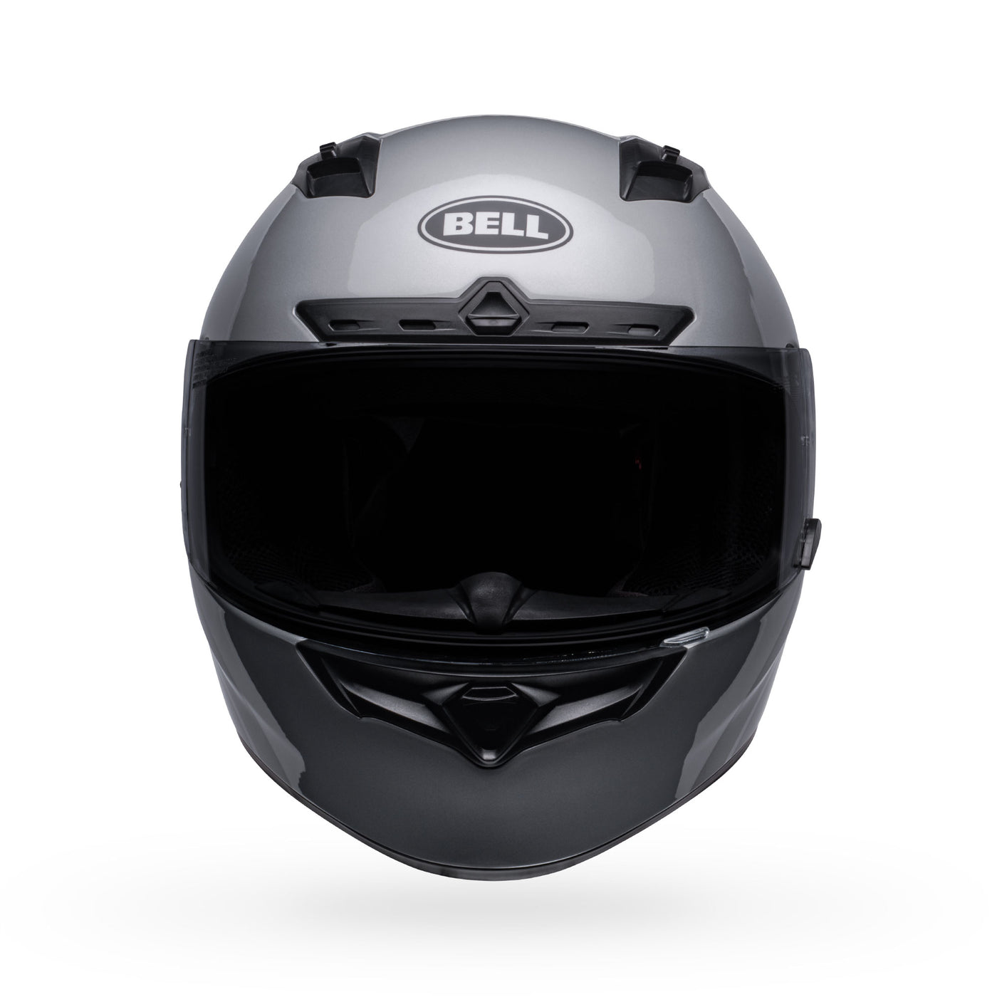 bell qualifier dlx mips street full face motorcycle helmet ace 4 gloss gray charcoal front