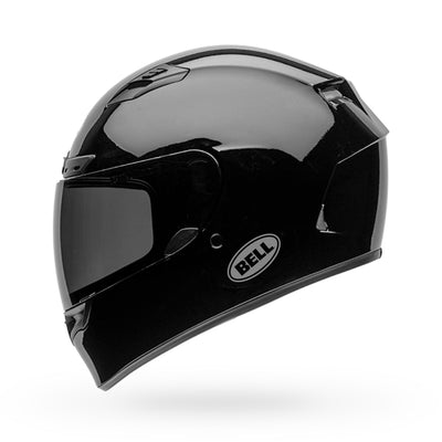 bell qualifier dlx mips street full face motorcycle helmet gloss black left