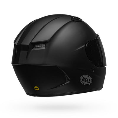 bell qualifier dlx mips street full face motorcycle helmet matte black back right