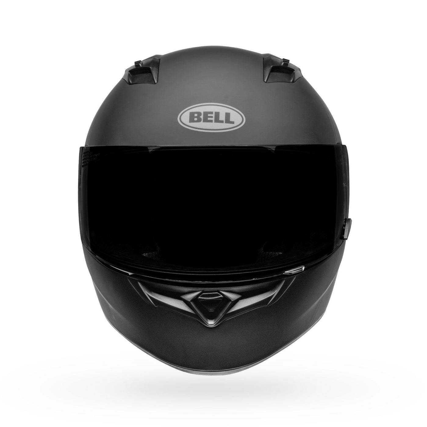 bell qualifier street full face motorcycle helmet ascent matte black gray front