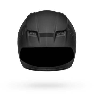 bell qualifier street full face motorcycle helmet turnpike matte black gray back