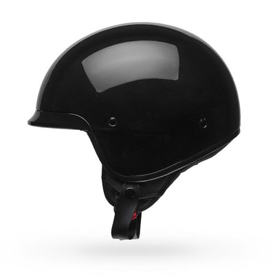 bell scout air cruiser motorcycle helmet gloss black left