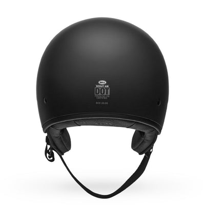 bell scout air cruiser motorcycle helmet matte black back