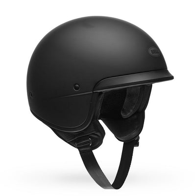 bell scout air cruiser motorcycle helmet matte black front right