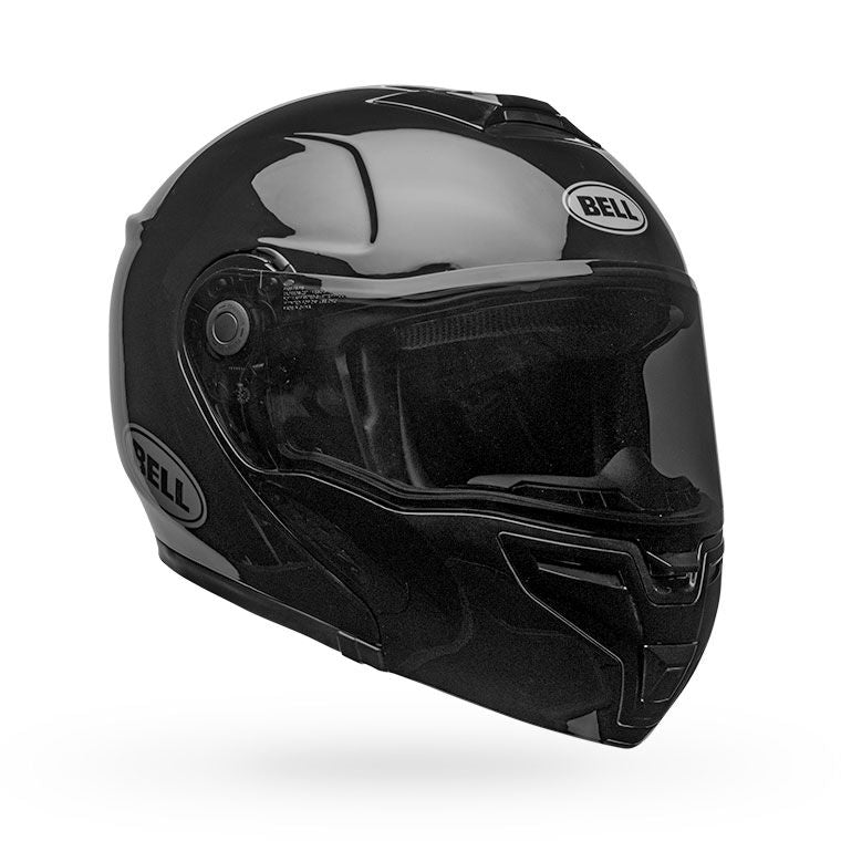 bell srt modular street full face motorcycle helmet gloss black front right