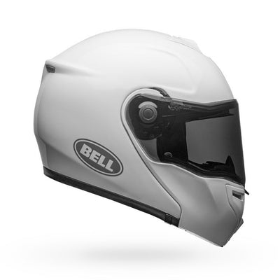 bell srt modular street full face motorcycle helmet gloss white right