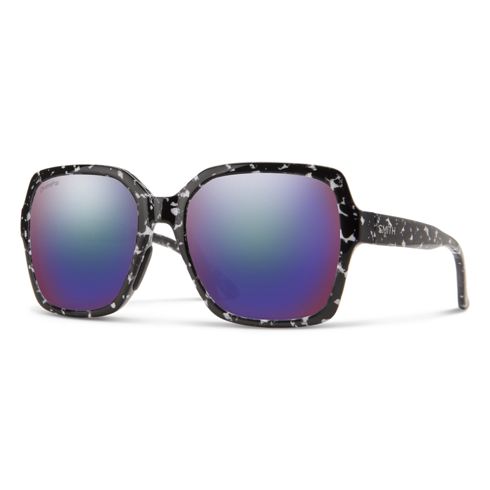 Smith Lunettes de soleil pour caisse claire Taille unique Noir mat Gris poli Vert