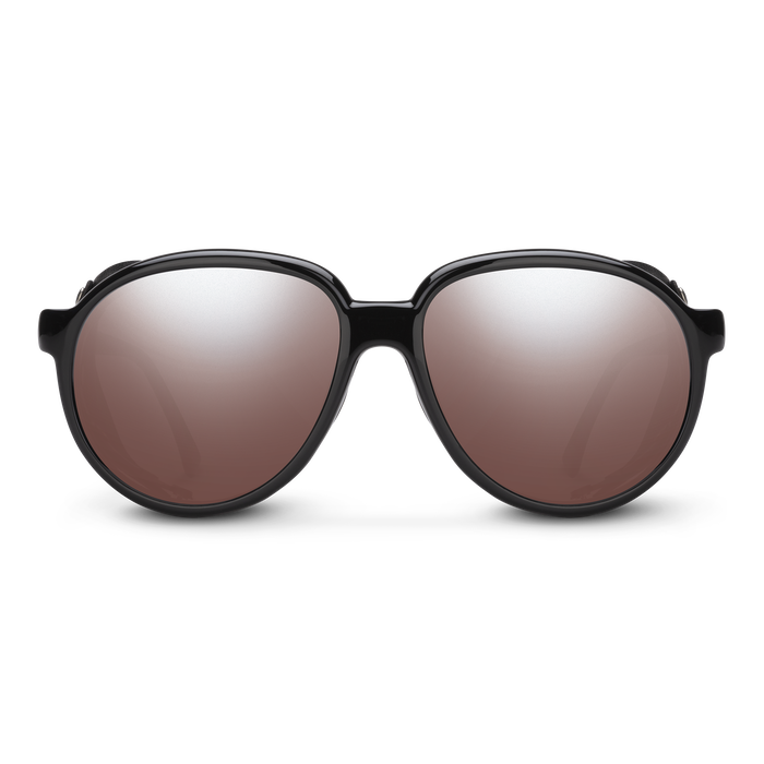 Smith - Suncloud Glacier Sunglasses - Black / Polar Rose Flash Mirror