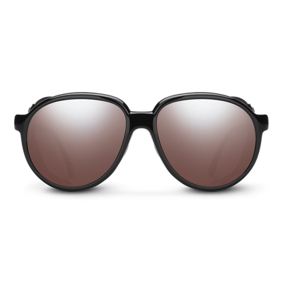Smith - Suncloud Glacier Sunglasses - Black / Polar Rose Flash Mirror